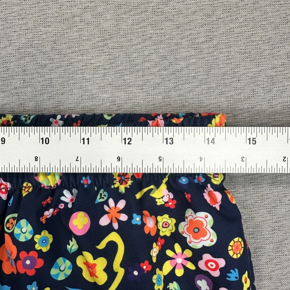 RSVLTS Swim Trunks Mens S Navy Blue Floral Bird Print Quick Dry Stretch Shorts